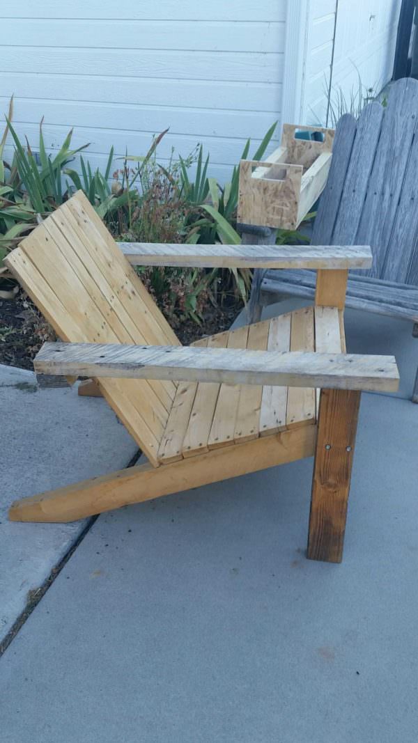 Pallet Adirondack Chair Set Pallet Benches, Pallet Chairs & Stools Pallet Adirondack Chair Set Pallet Benches, Pallet Chairs & Stools