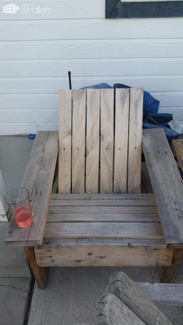 Pallet Adirondack Chair Set Pallet Benches, Pallet Chairs & Stools Pallet Adirondack Chair Set Pallet Benches, Pallet Chairs & Stools