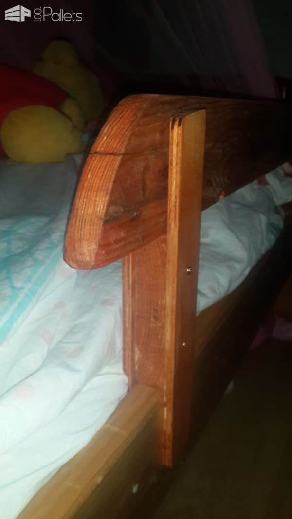 Pallet Bed Railing Pallet Beds, Pallet Headboards & Frames Pallet Bed Railing Pallet Beds, Pallet Headboards & Frames