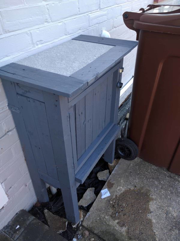 Pallet Gas Meter Cover-up Pallet Boxes & Chests Pallets in the Garden Pallet Gas Meter Cover-up Pallet Boxes & Chests Pallets in the Garden