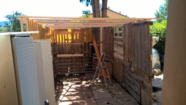 Pallet Motorcycle Garage/Tool Storage Shed Pallet Sheds, Cabins, Huts & Playhouses Pallet Motorcycle Garage/Tool Storage Shed Pallet Sheds, Cabins, Huts & Playhouses