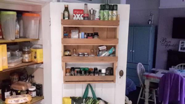 Pallet Spice Rack Pallet Shelves & Pallet Coat Hangers Pallet Spice Rack Pallet Shelves & Pallet Coat Hangers