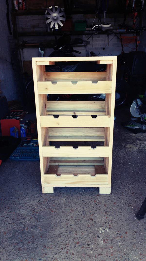 Pallet Wine Storage Rack Pallet Boxes & Chests Pallet Wine Storage Rack Pallet Boxes & Chests