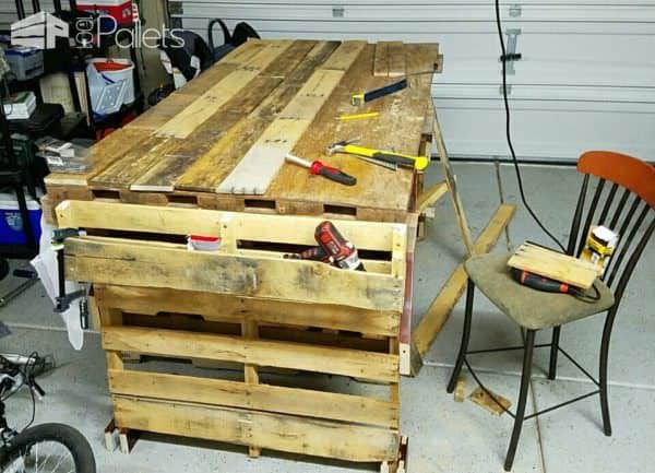 Pallet Work Bench Pallet Desks & Pallet Tables Pallet Work Bench Pallet Desks & Pallet Tables