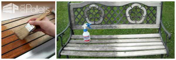 Protecting & Restoring Outdoor Wood Furniture & Crafts DIY Pallet Tutorials Protecting & Restoring Outdoor Wood Furniture & Crafts DIY Pallet Tutorials
