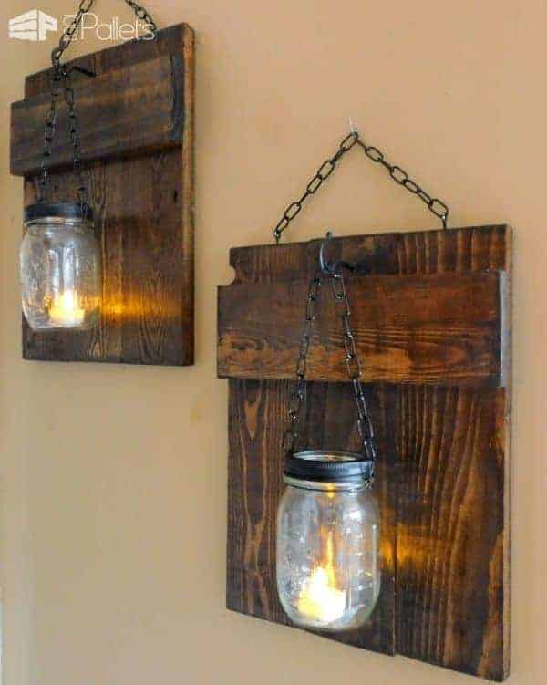 Rustic Pallet Sconces Pallet Candle Holders Pallet Wall Decor & Pallet Painting Rustic Pallet Sconces Pallet Candle Holders Pallet Wall Decor & Pallet Painting