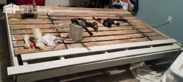 Underlit Pallet Bed You Have To See! Pallet Beds, Pallet Headboards & Frames Underlit Pallet Bed You Have To See! Pallet Beds, Pallet Headboards & Frames