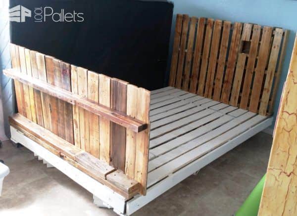 Underlit Pallet Bed You Have To See! Pallet Beds, Pallet Headboards & Frames Underlit Pallet Bed You Have To See! Pallet Beds, Pallet Headboards & Frames
