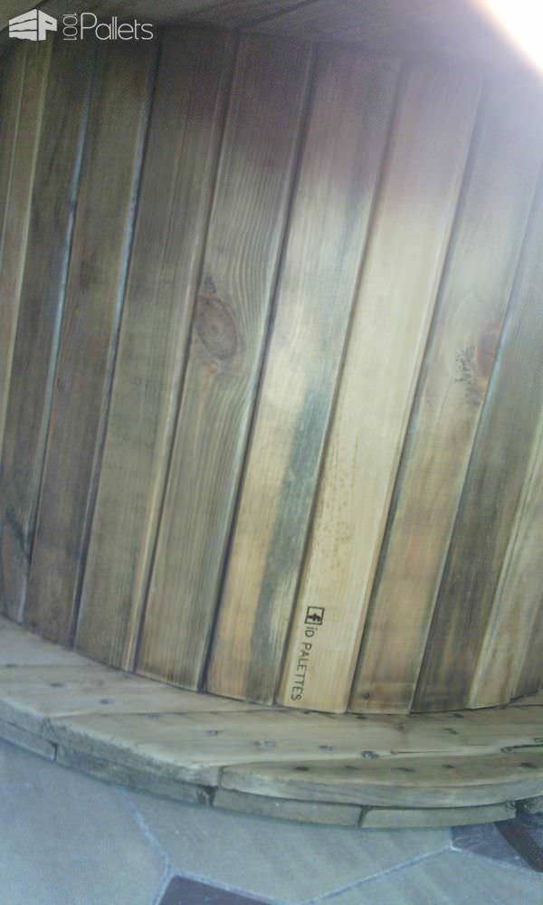 Upcycled Spool Table Pallet Desks & Pallet Tables Upcycled Spool Table Pallet Desks & Pallet Tables