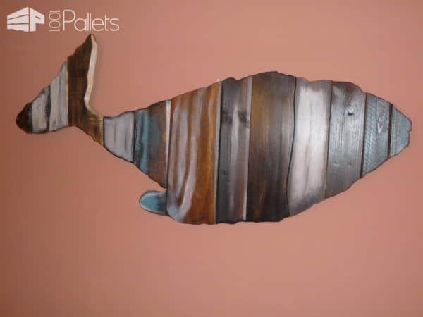 Wall Art Pallet Wood Fish Pallet Wall Decor & Pallet Painting Wall Art Pallet Wood Fish Pallet Wall Decor & Pallet Painting