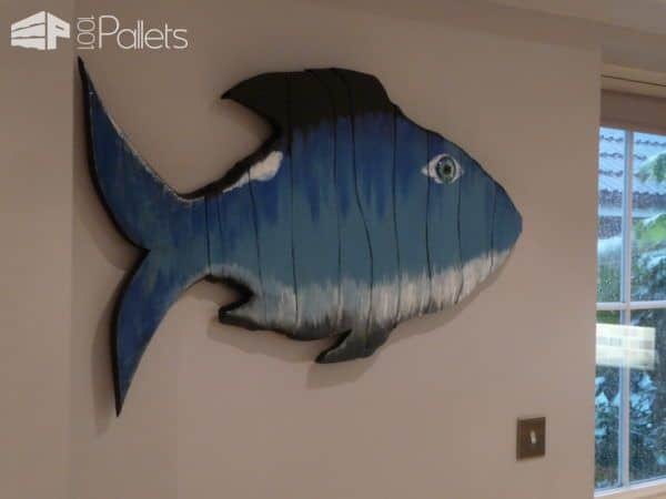 Wall Art Pallet Wood Fish Pallet Wall Decor & Pallet Painting Wall Art Pallet Wood Fish Pallet Wall Decor & Pallet Painting
