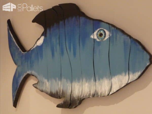 Wall Art Pallet Wood Fish Pallet Wall Decor & Pallet Painting Wall Art Pallet Wood Fish Pallet Wall Decor & Pallet Painting