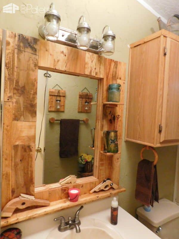 Wow – Pallet Bathroom Makeover! Pallet Boxes & Chests Pallet Candle Holders Pallet Home Accessories Pallet Wall Decor & Pallet Painting Wow – Pallet Bathroom Makeover! Pallet Boxes & Chests Pallet Candle Holders Pallet Home Accessories Pallet Wall Decor & Pallet Painting