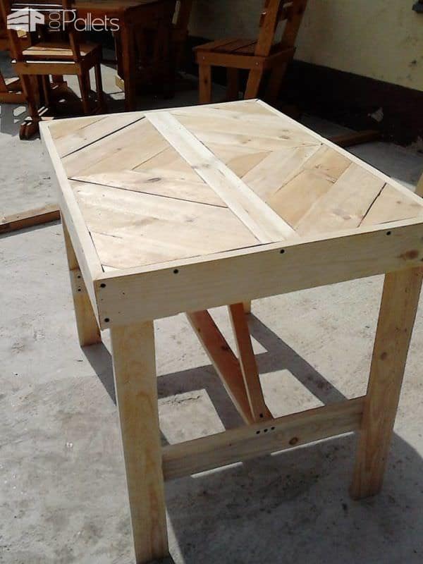 Diamond-topped Multi-purpose Pallet Table Pallet Desks & Pallet Tables Diamond-topped Multi-purpose Pallet Table Pallet Desks & Pallet Tables