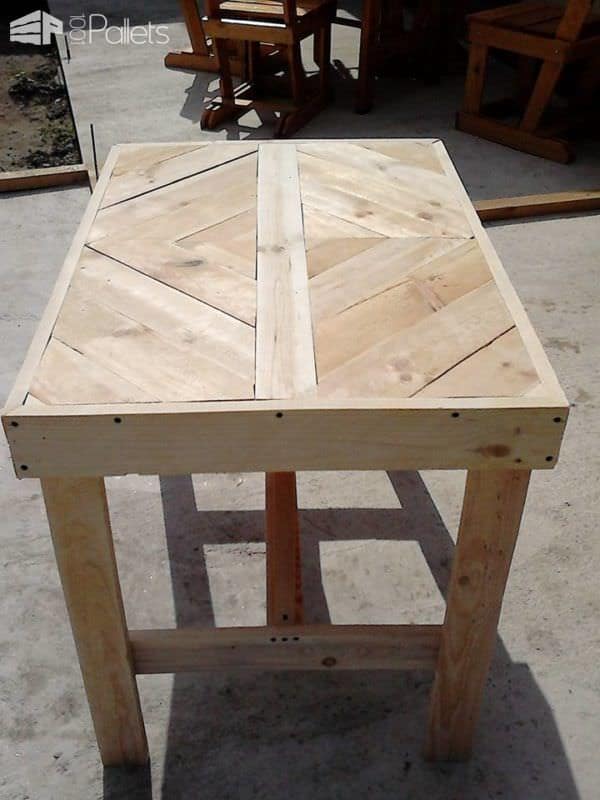 Diamond-topped Multi-purpose Pallet Table Pallet Desks & Pallet Tables Diamond-topped Multi-purpose Pallet Table Pallet Desks & Pallet Tables