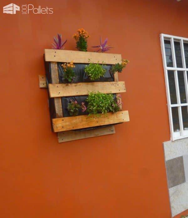 Fast, Fun & Free Pallet Vertical Planter Pallet Planters & Compost Bins Fast, Fun & Free Pallet Vertical Planter Pallet Planters & Compost Bins