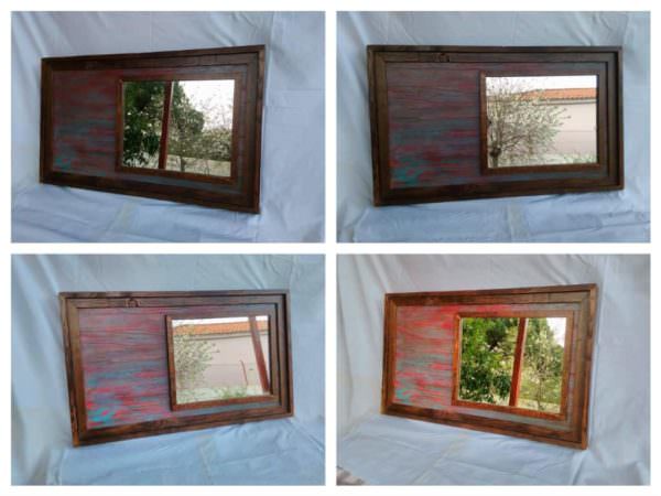 Industrial-chic Pallet Mirror Pallet Wall Decor & Pallet Painting Industrial-chic Pallet Mirror Pallet Wall Decor & Pallet Painting