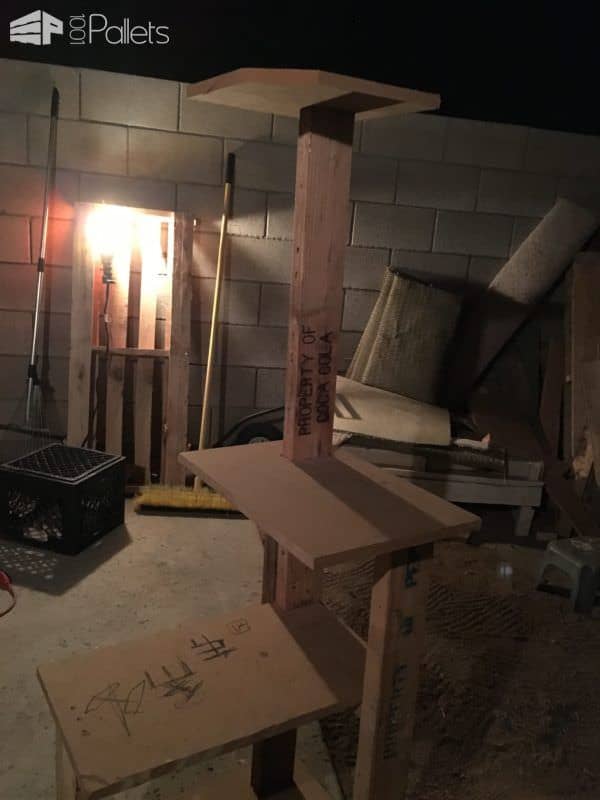 Purrrrfect Pallet Cat Tree Animal Pallet Houses & Pallet Supplies Purrrrfect Pallet Cat Tree Animal Pallet Houses & Pallet Supplies