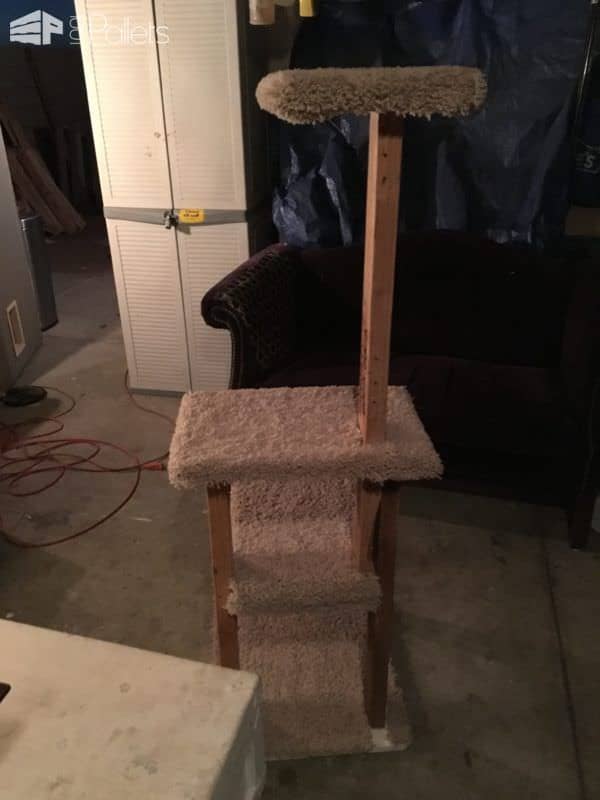 Purrrrfect Pallet Cat Tree Animal Pallet Houses & Pallet Supplies Purrrrfect Pallet Cat Tree Animal Pallet Houses & Pallet Supplies