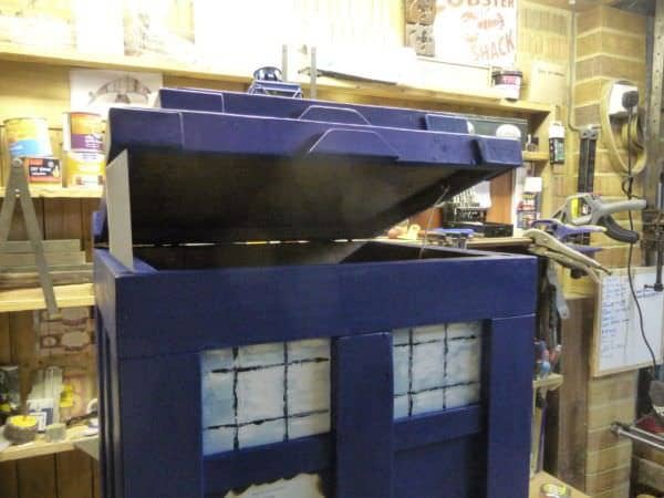 The Pallet Tardis Firewood Box Pallet Boxes & Chests The Pallet Tardis Firewood Box Pallet Boxes & Chests
