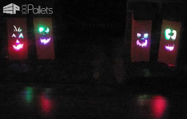 Adorable Halloween Pumpkin Light Quartet Fun Pallet Crafts for Kids Pallet Lamps & Lights Adorable Halloween Pumpkin Light Quartet Fun Pallet Crafts for Kids Pallet Lamps & Lights