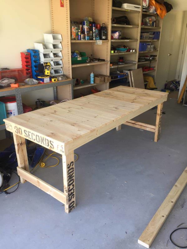 Beautiful 30 Seconds Pallet Gamers Table Pallet Desks & Pallet Tables Beautiful 30 Seconds Pallet Gamers Table Pallet Desks & Pallet Tables