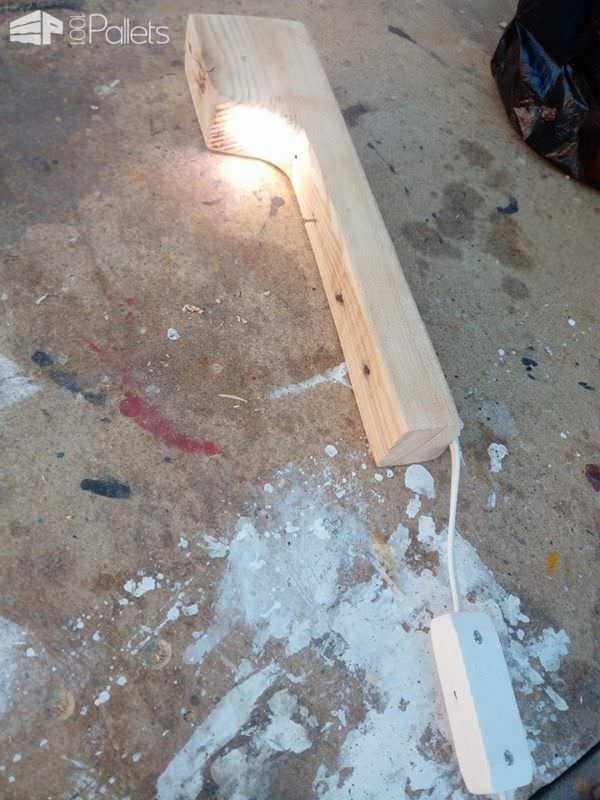 Clever Led Pallet Stringer Art Lamp / Applique Murale Et Porte-cadre Pallet Lamps & Lights Clever Led Pallet Stringer Art Lamp / Applique Murale Et Porte-cadre Pallet Lamps & Lights