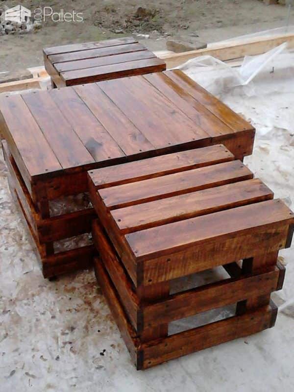 Eye Catching Sittin’ Pretty Pallet Garden Set Lounges & Garden Sets Eye Catching Sittin’ Pretty Pallet Garden Set Lounges & Garden Sets