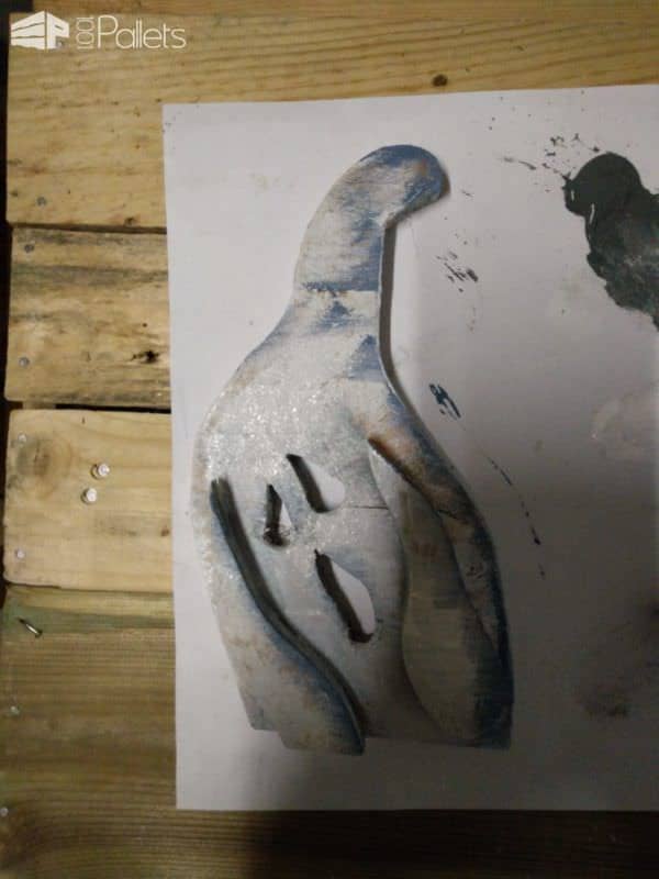 Hear, Speak, See No Evil Pallet Ghosts Pallet Home Accessories Hear, Speak, See No Evil Pallet Ghosts Pallet Home Accessories