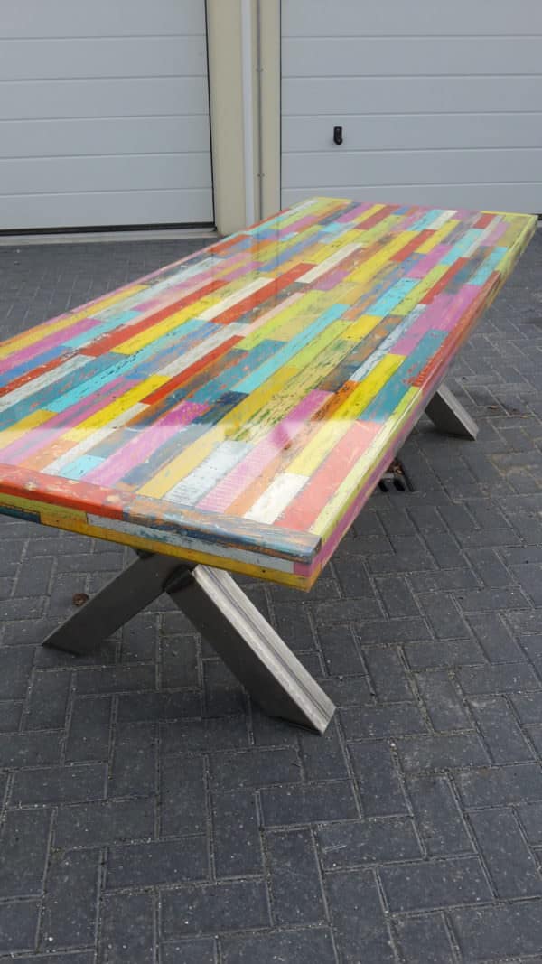 Heavy-duty Pallet Kaleidoscope Dining Table Other Pallet Projects Pallet Desks & Pallet Tables Heavy-duty Pallet Kaleidoscope Dining Table Other Pallet Projects Pallet Desks & Pallet Tables