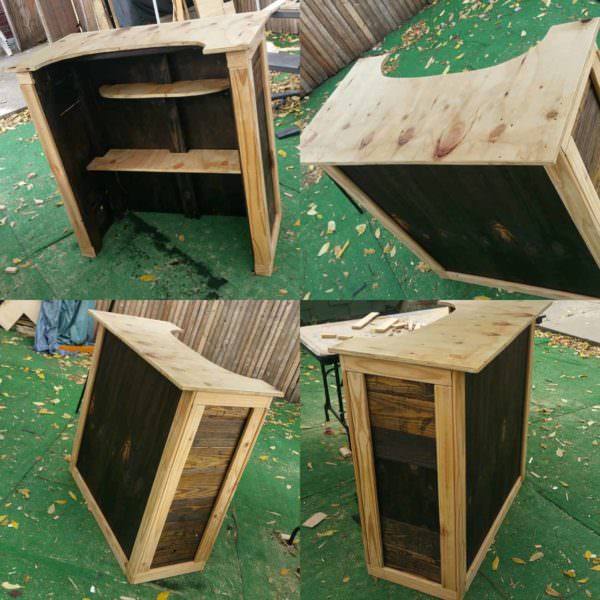 Nice-sized, Curvaceous Two-toned Pallet Bar Pallet Bars Nice-sized, Curvaceous Two-toned Pallet Bar Pallet Bars
