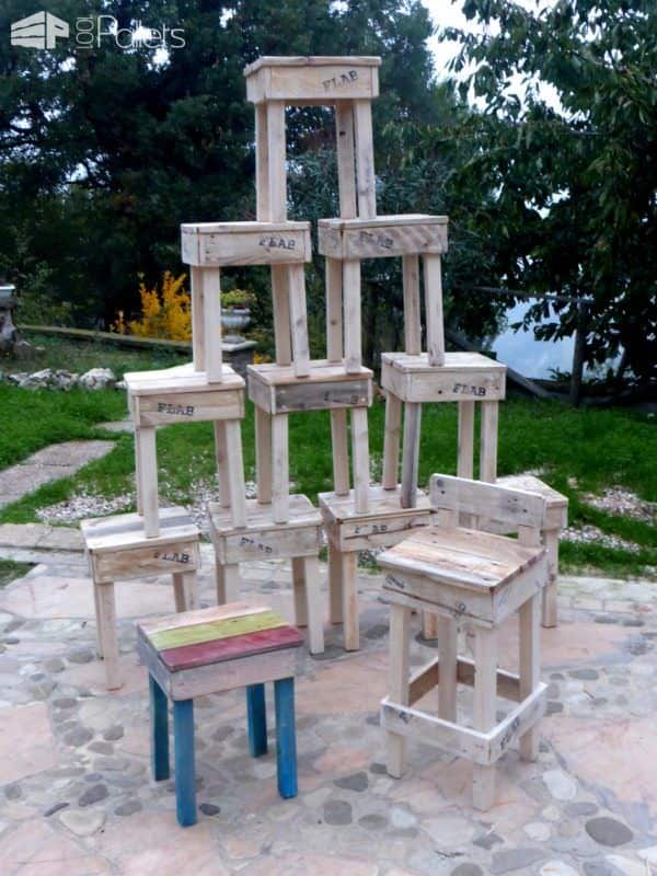 Quick Easy Pallet Stools Fit Any Style Pallet Benches, Pallet Chairs & Stools Quick Easy Pallet Stools Fit Any Style Pallet Benches, Pallet Chairs & Stools