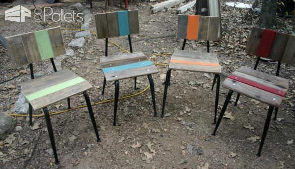 Rescued Rusty Table Into Gorgeous Pallet Table Set Pallet Benches, Pallet Chairs & Stools Pallet Desks & Pallet Tables Rescued Rusty Table Into Gorgeous Pallet Table Set Pallet Benches, Pallet Chairs & Stools Pallet Desks & Pallet Tables