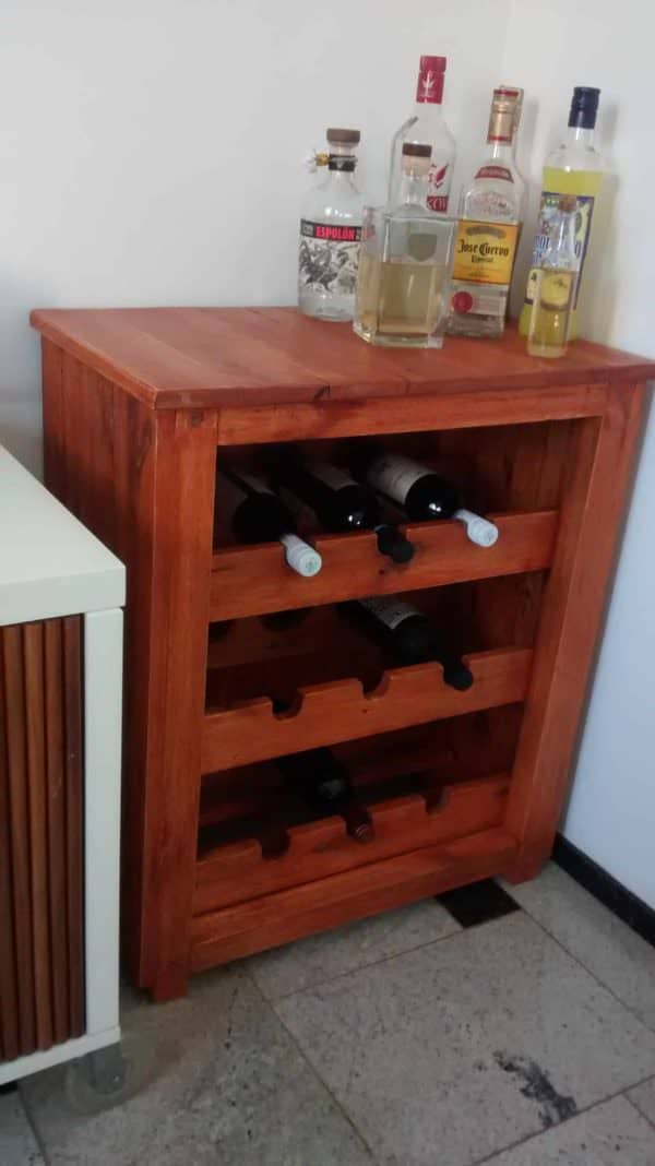 Stunning Elegant Pallet 3-shelf Wine Rack Pallet Cabinets & Wardrobes Stunning Elegant Pallet 3-shelf Wine Rack Pallet Cabinets & Wardrobes