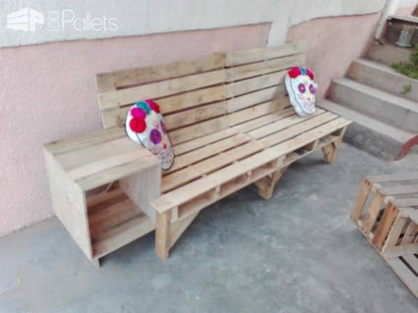 Cool Combo Pallet Outdoor Couch End Table Unit Other Pallet Projects Cool Combo Pallet Outdoor Couch End Table Unit Other Pallet Projects
