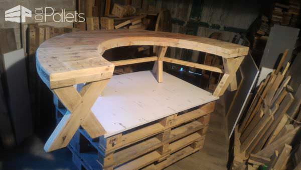 Drum Table Pallet Bench Set Pallet Desks & Pallet Tables Drum Table Pallet Bench Set Pallet Desks & Pallet Tables