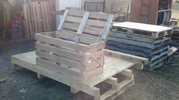 Handy Multipurpose Pallet Bench Storage Chest Pallet Benches, Pallet Chairs & Stools Pallet Boxes & Chests Handy Multipurpose Pallet Bench Storage Chest Pallet Benches, Pallet Chairs & Stools Pallet Boxes & Chests