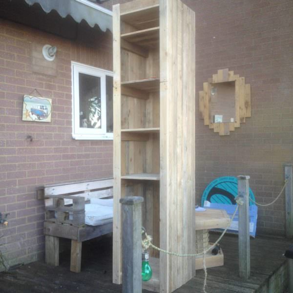 Have Tall Ceilings – Build Tall Pallet Shelves Pallet Shelves & Pallet Coat Hangers Have Tall Ceilings – Build Tall Pallet Shelves Pallet Shelves & Pallet Coat Hangers