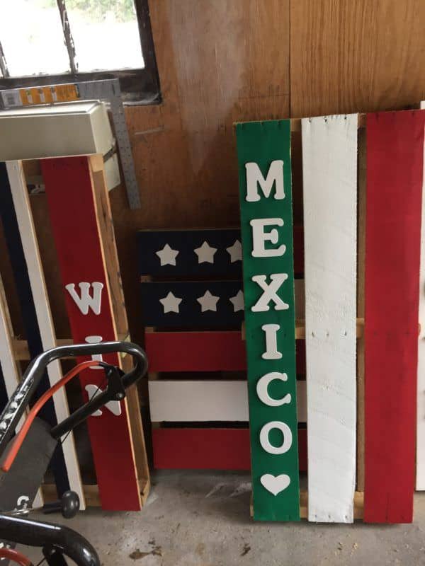 Show Your Pride With Themed Painted Pallets Pallet Home Décor Ideas Show Your Pride With Themed Painted Pallets Pallet Home Décor Ideas