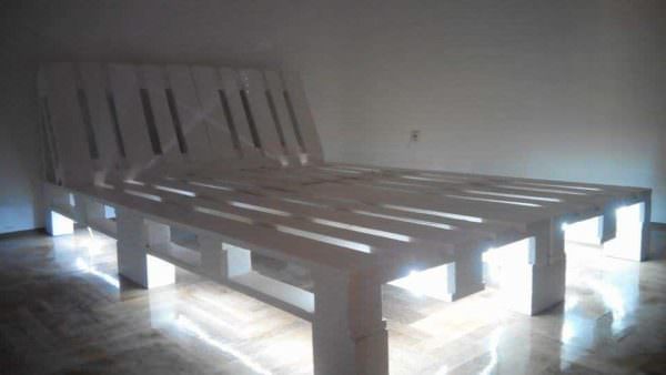 Underlit Pallet Double Bed Pallet Beds, Pallet Headboards & Frames Underlit Pallet Double Bed Pallet Beds, Pallet Headboards & Frames