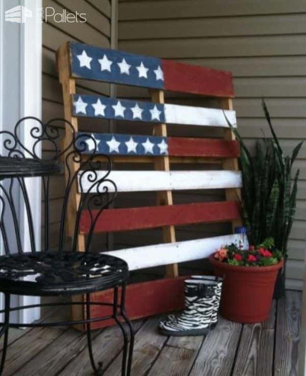 Various Patriotic Painted Pallet Flags Pallet Home Décor Ideas Various Patriotic Painted Pallet Flags Pallet Home Décor Ideas