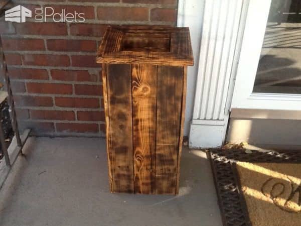 Wonderful Woodburned Pallet Planter Pair Pallet Planters & Compost Bins Wonderful Woodburned Pallet Planter Pair Pallet Planters & Compost Bins
