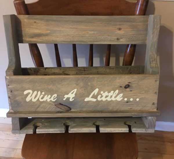 Easy Gift Exchange Pallet Wine Rack Pallet Home Accessories Easy Gift Exchange Pallet Wine Rack Pallet Home Accessories