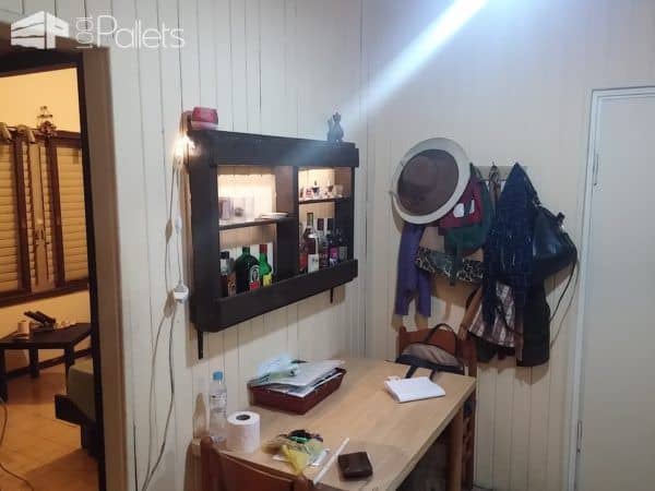 Easy, Underlit Pallet Wine Storage Shelf Pallet Home Accessories Easy, Underlit Pallet Wine Storage Shelf Pallet Home Accessories