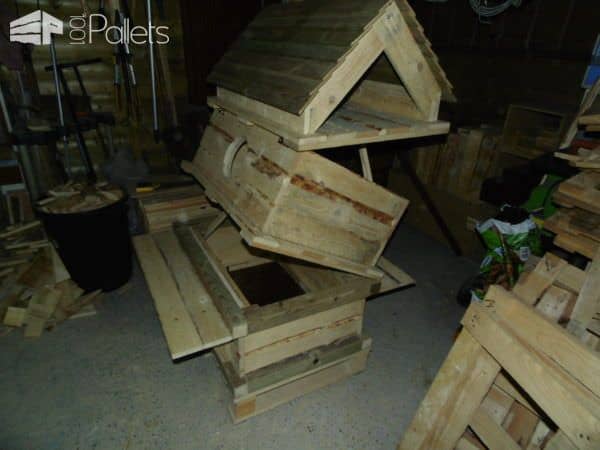 Outrageous Outdoor Deluxe Pallet Cat House Animal Pallet Houses & Pallet Supplies Outrageous Outdoor Deluxe Pallet Cat House Animal Pallet Houses & Pallet Supplies