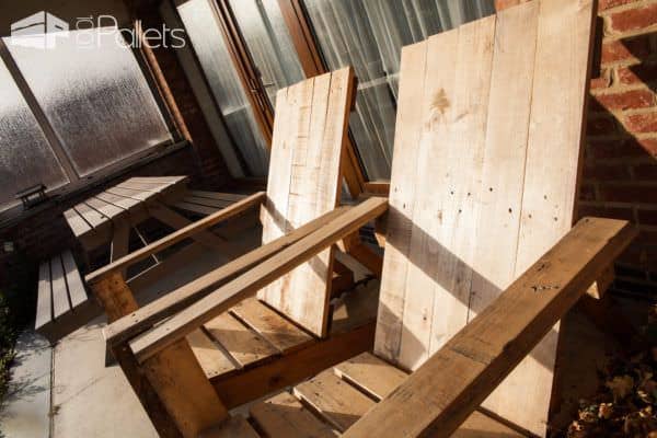 Pallet Garden Chair Pair / 2 Fauteuils De Jardins En Palettes Pallet Benches, Pallet Chairs & Stools Pallet Garden Chair Pair / 2 Fauteuils De Jardins En Palettes Pallet Benches, Pallet Chairs & Stools