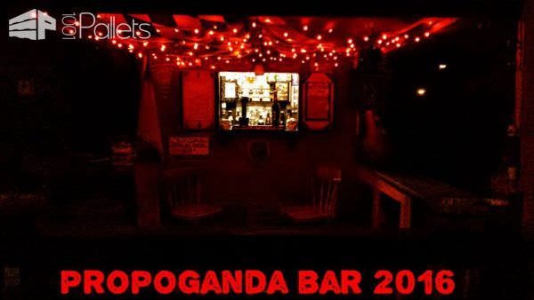 Propoganda 2016 Pallet Bar Extension Pallet Bars Pallet Sheds, Cabins, Huts & Playhouses Propoganda 2016 Pallet Bar Extension Pallet Bars Pallet Sheds, Cabins, Huts & Playhouses