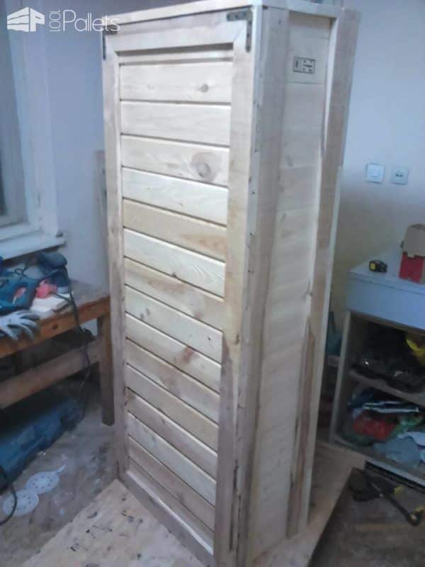 Tall Dark & Handsome Pallet Cabinet Pallet Cabinets & Wardrobes Tall Dark & Handsome Pallet Cabinet Pallet Cabinets & Wardrobes