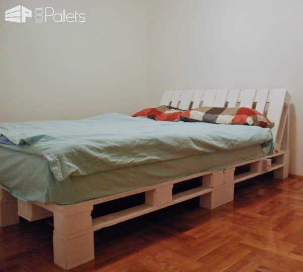 Underlit Pallet Double Bed Pallet Beds, Pallet Headboards & Frames Underlit Pallet Double Bed Pallet Beds, Pallet Headboards & Frames