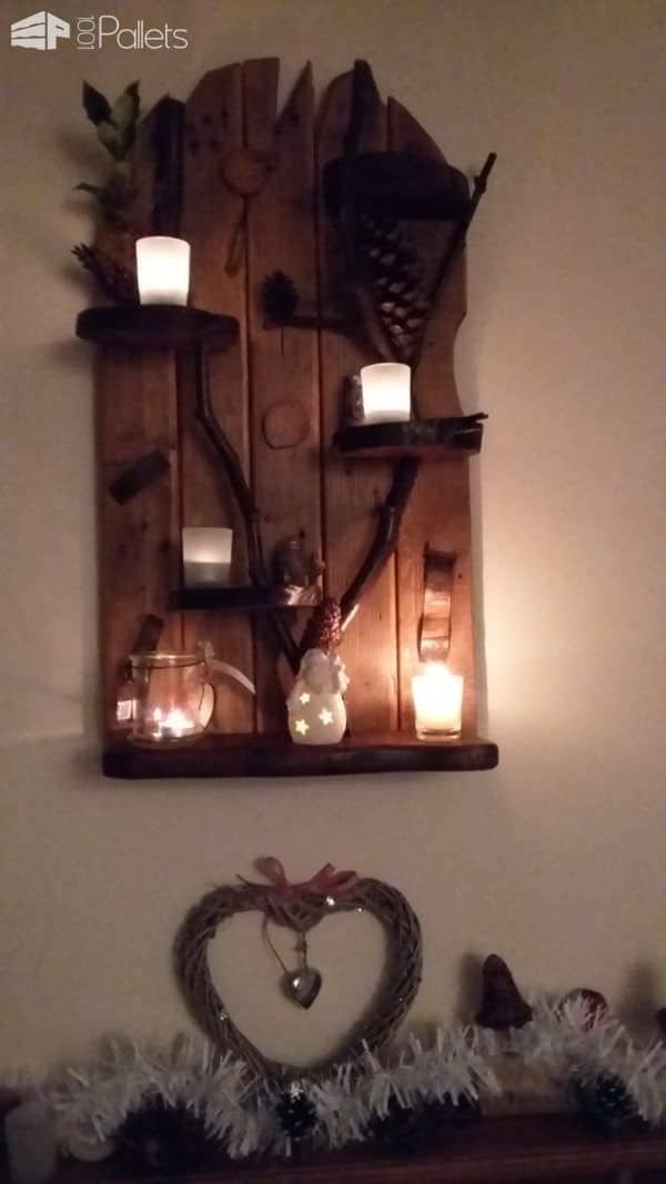 Branch Out With These Pallet Tealight Holders Pallet Home Accessories Pallet Lamps & Lights Branch Out With These Pallet Tealight Holders Pallet Home Accessories Pallet Lamps & Lights